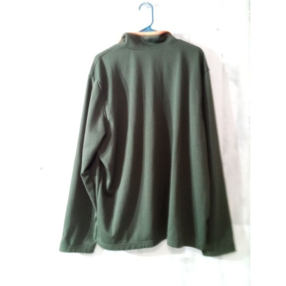 Men's Starter 1\4 Zip Green And Orange Size XL 46/48 Pullover Sweatshirt... - Picture 14 of 16